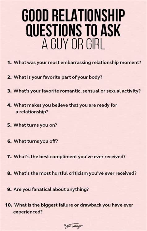 personal questions to ask someone youre dating